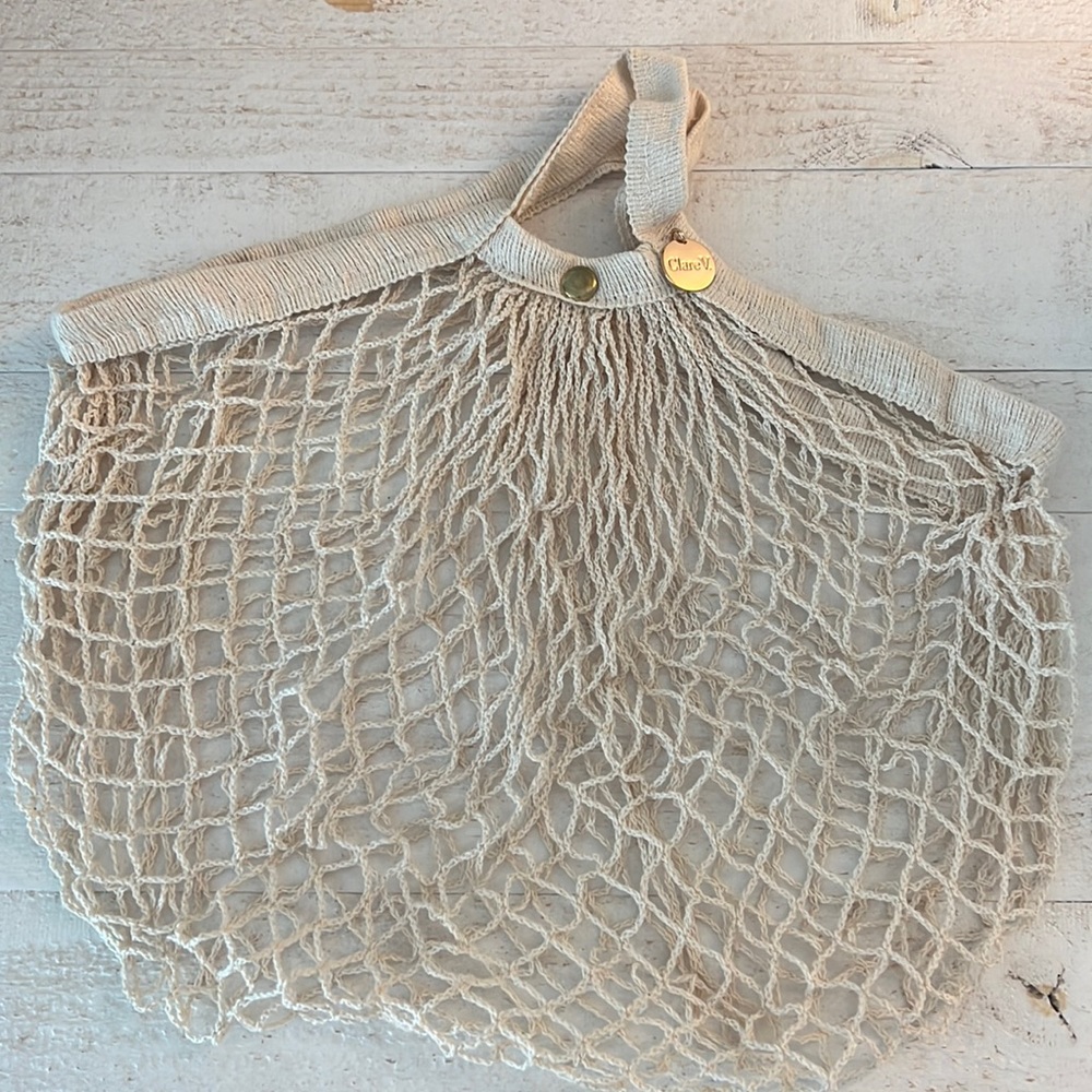 Clare V. woven market bag